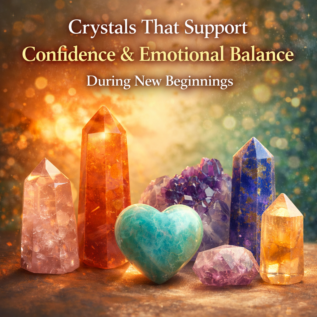 Crystals That Support Confidence & Emotional Balance During New Beginnings