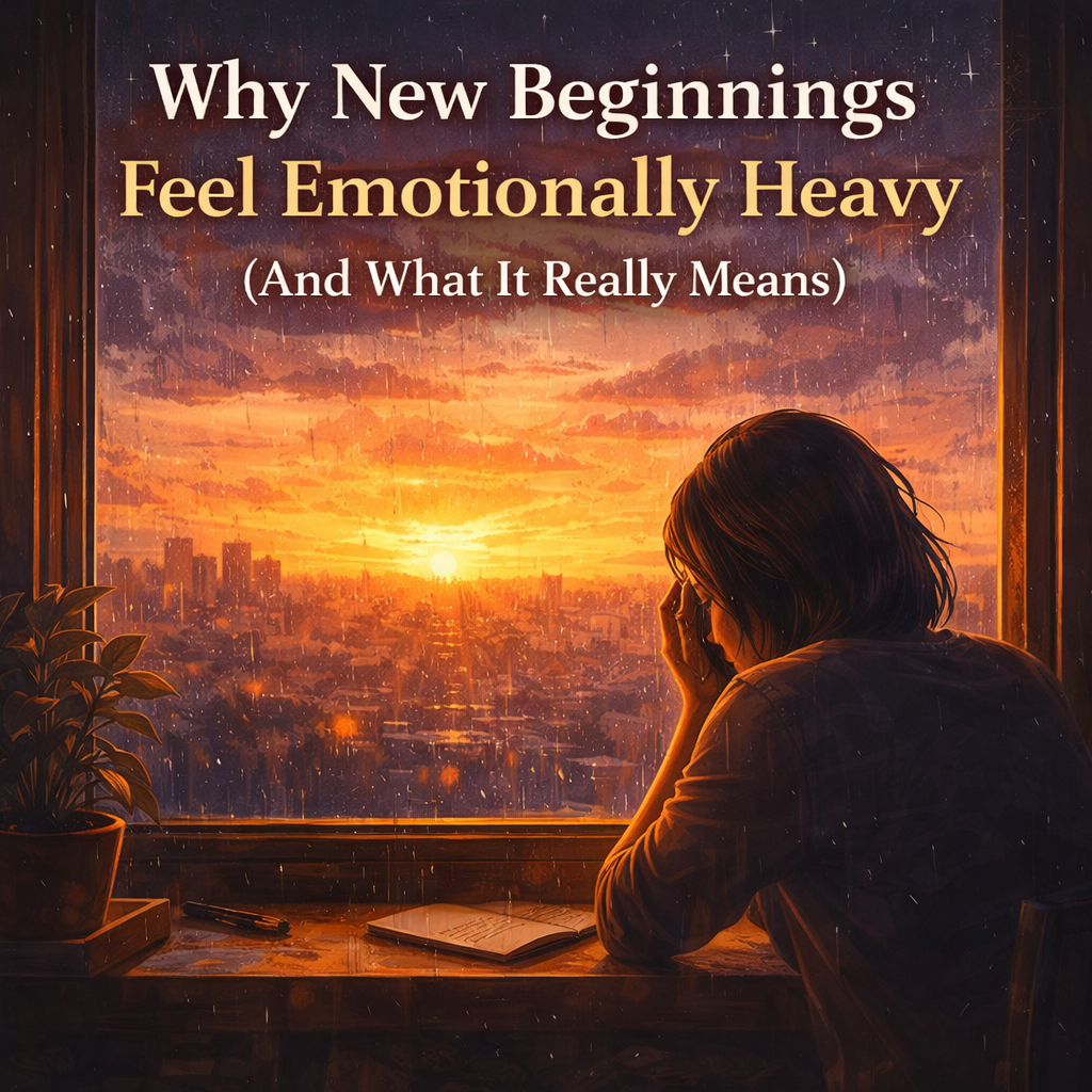 Why New Beginnings Feel Emotionally Heavy (And What It Really Means)