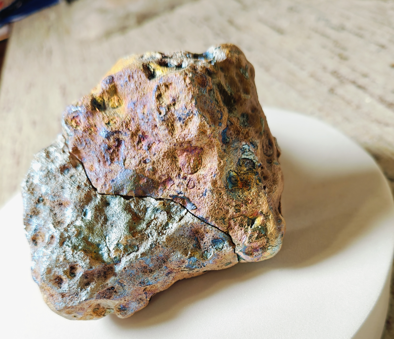 Aura Quartz Wish Keeper Cave - Weight 91 gm