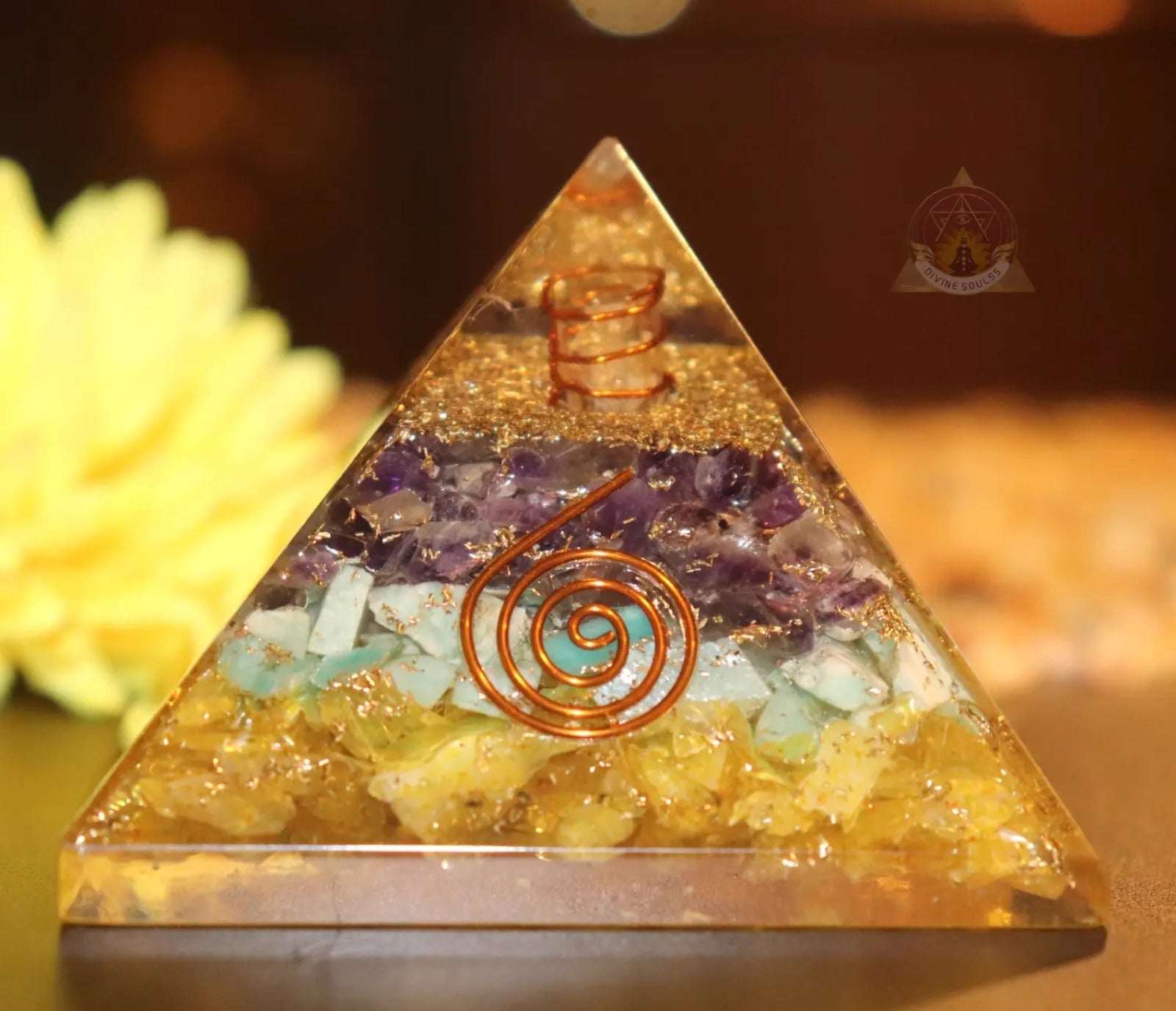 Growth in Career Orgonite Pyramid