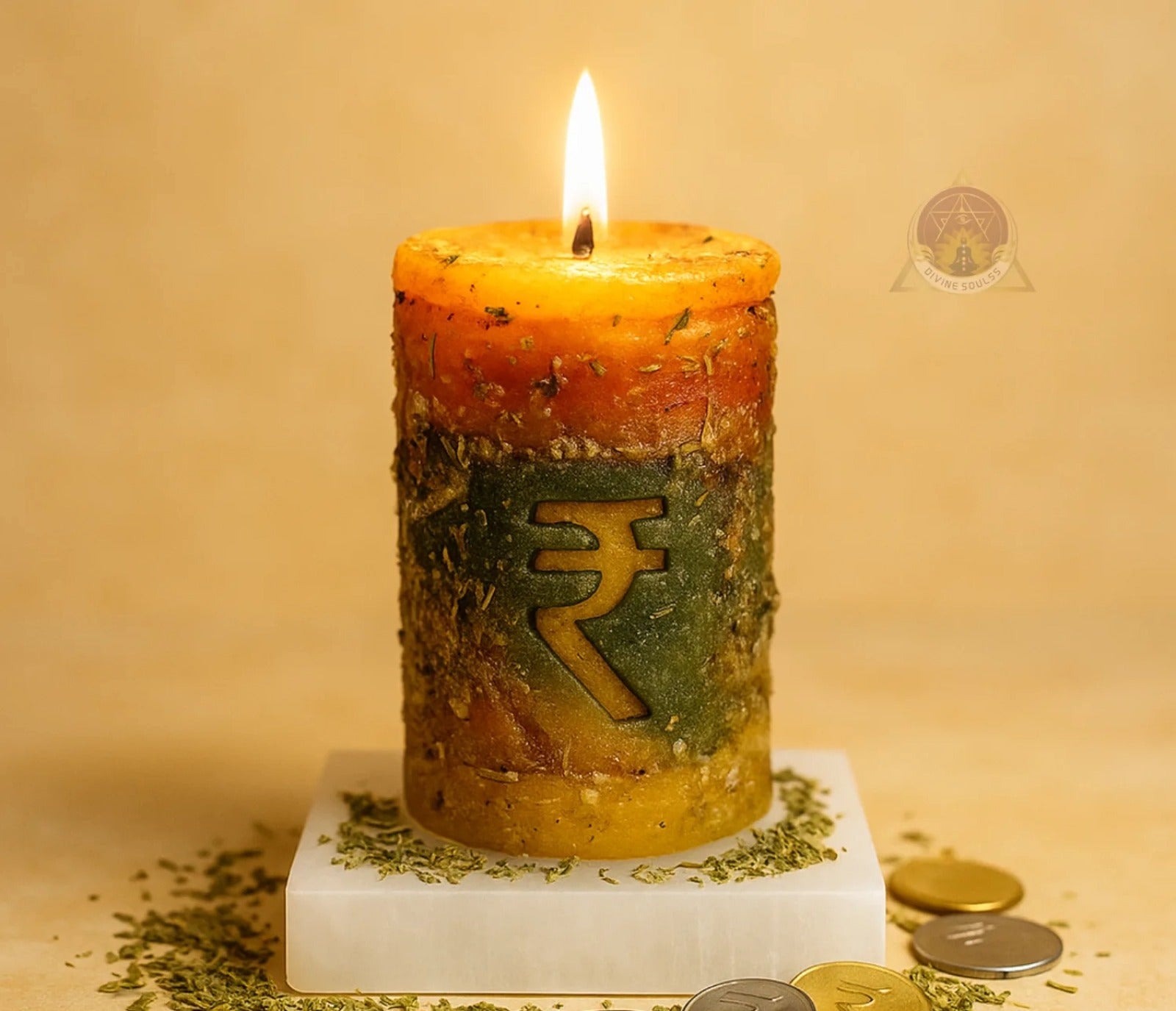 Rupee Block Release Spell Candle