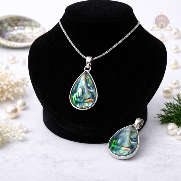 Emotional Balance – Abalone Tear Drop Pendant