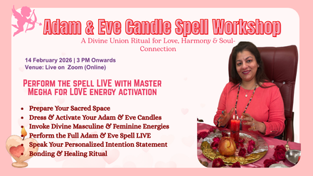 Adam & Eve Candle Spell Workshop