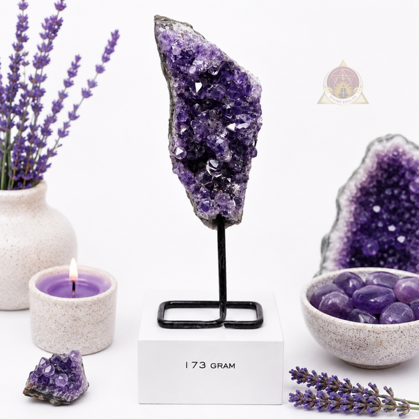 Positive Energy – Amethyst Standing Cluster