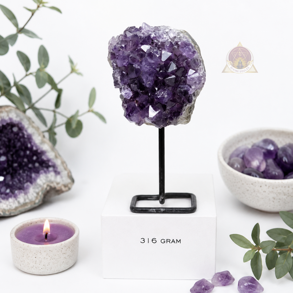 Peace Converter – Amethyst Standing Cluster