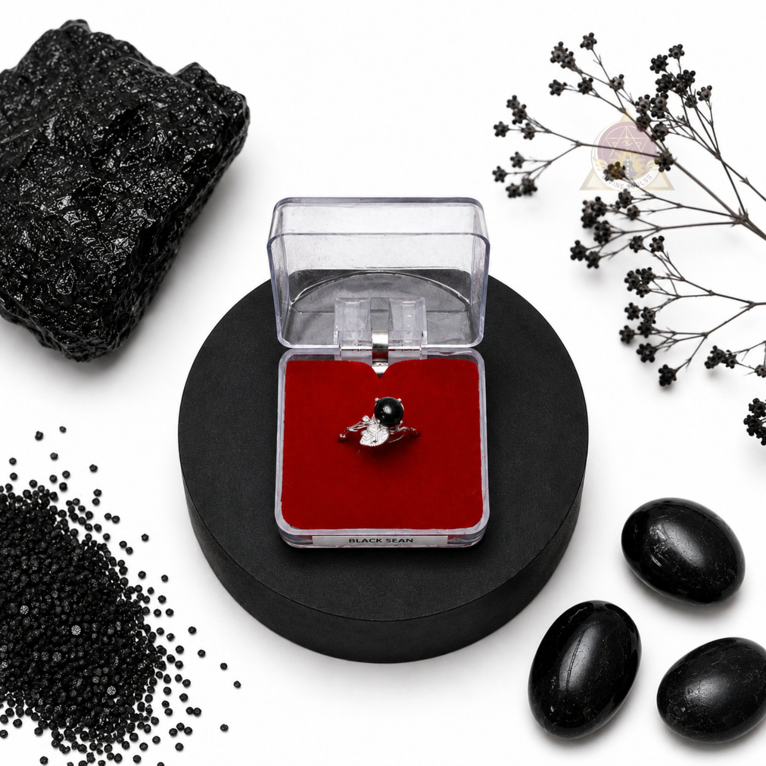 Protection Ring – Black Obsidian Ring
