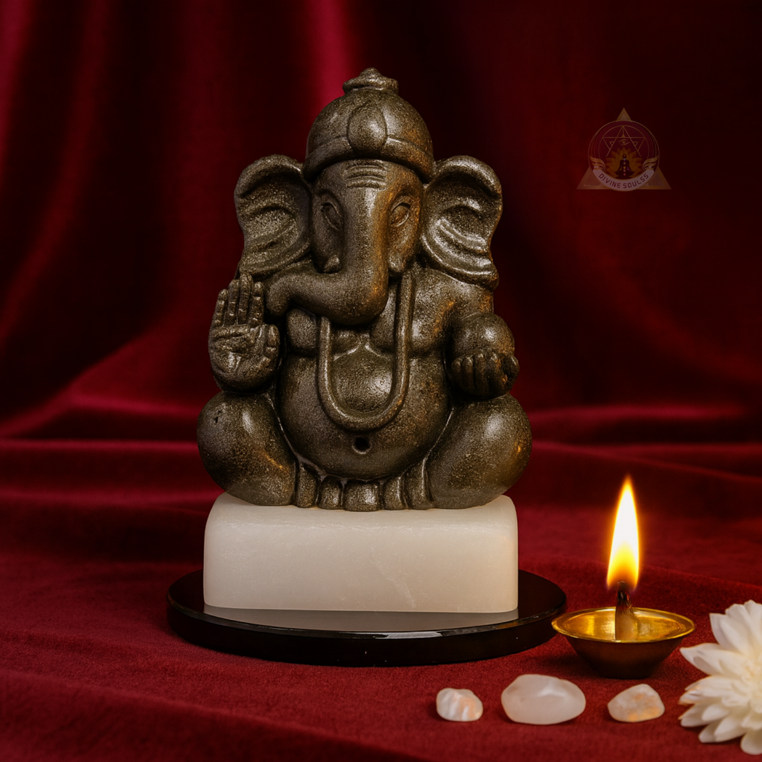 Divine Ganesha Pyrite Prosperity Seal