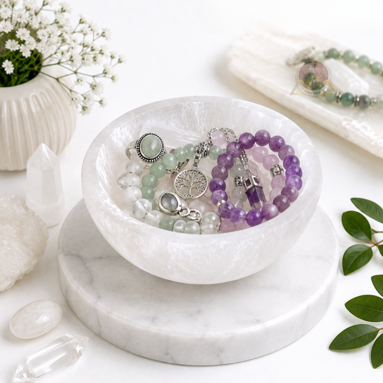 Energy Cleansing Bowl – Selenite Bowl
