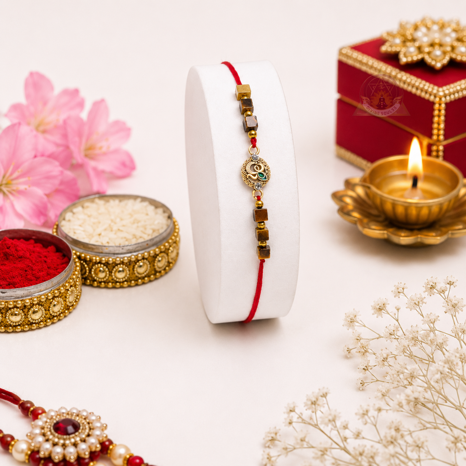 Golden Blessings Rakhi