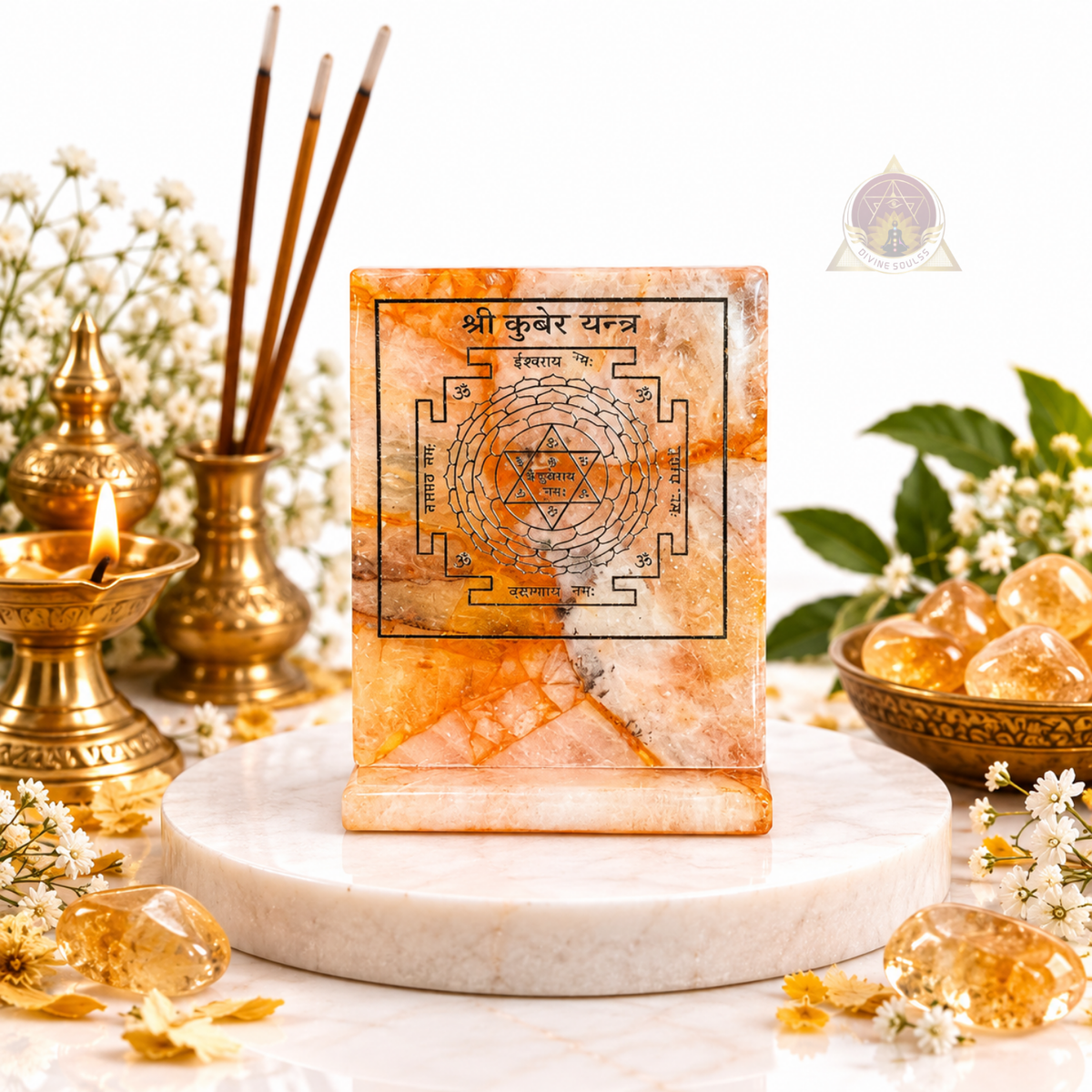 Kuber Yantra – Citrine