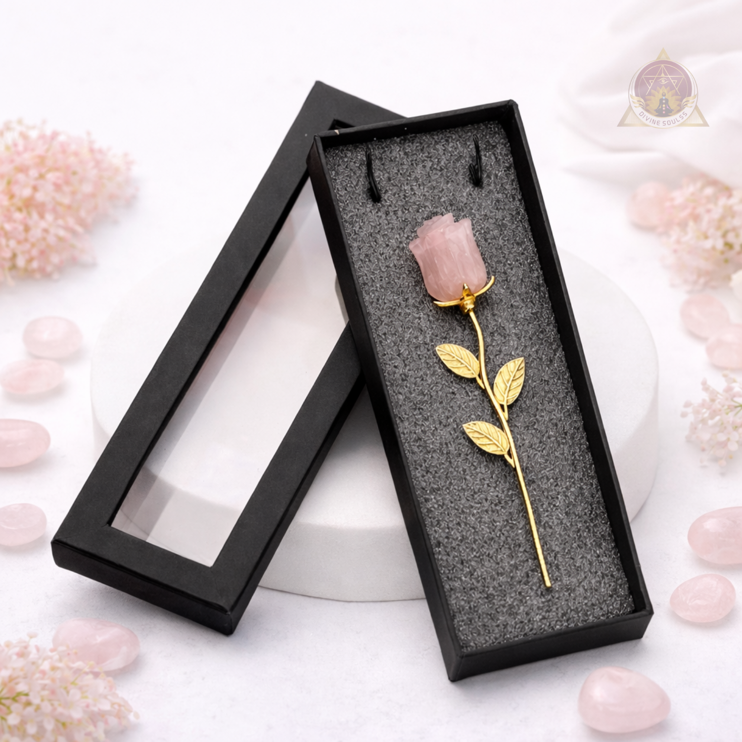 Love Flower – Rose Quartz