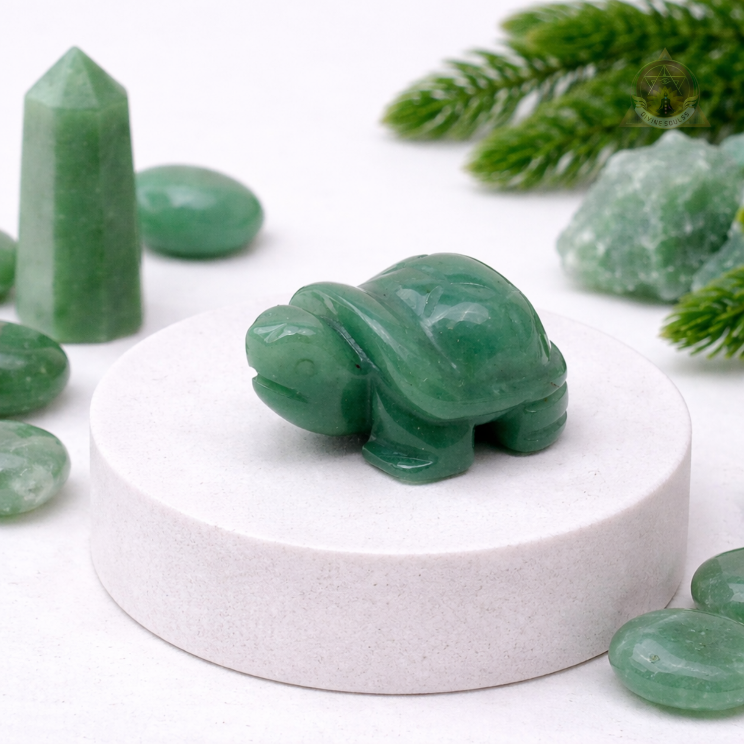 Luck Tortoise – Green Aventurine