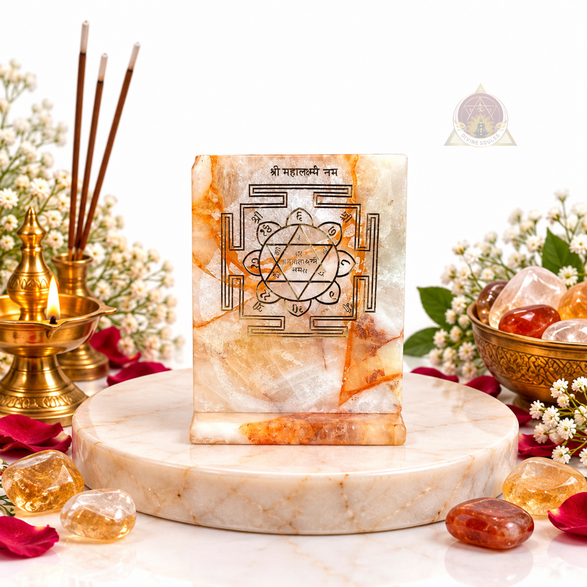 Maha Laxmi Yantra – Citrine