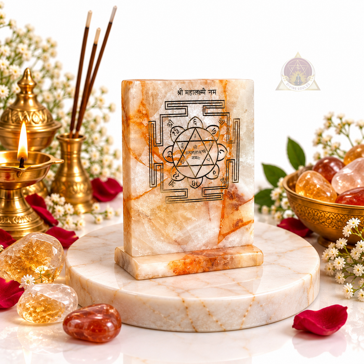 Maha Laxmi Yantra – Citrine