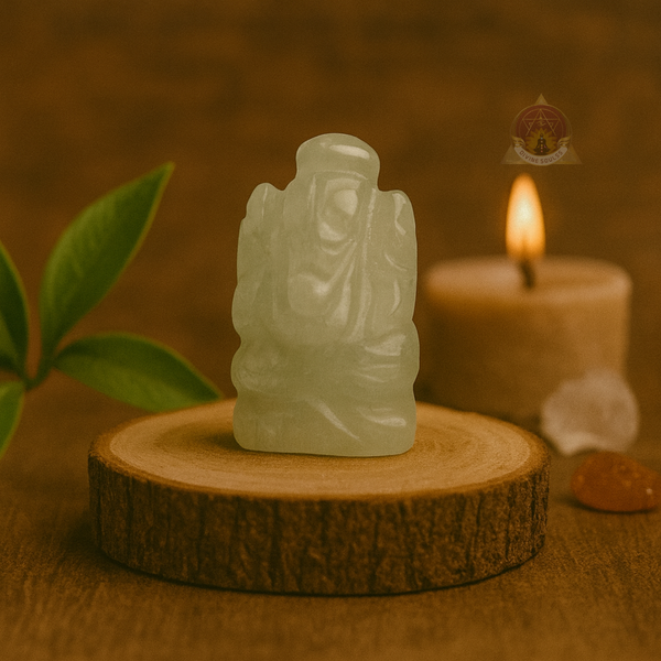 Mini Green Aventurine Crystal Ganesha