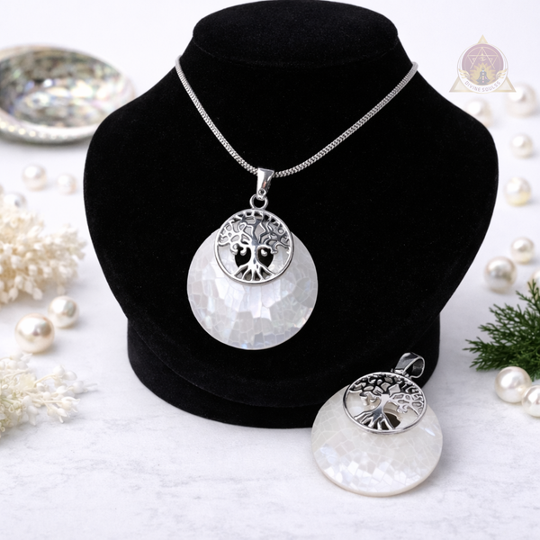 Emotional Balance -Mother of Pearl Tree of Life Pendant