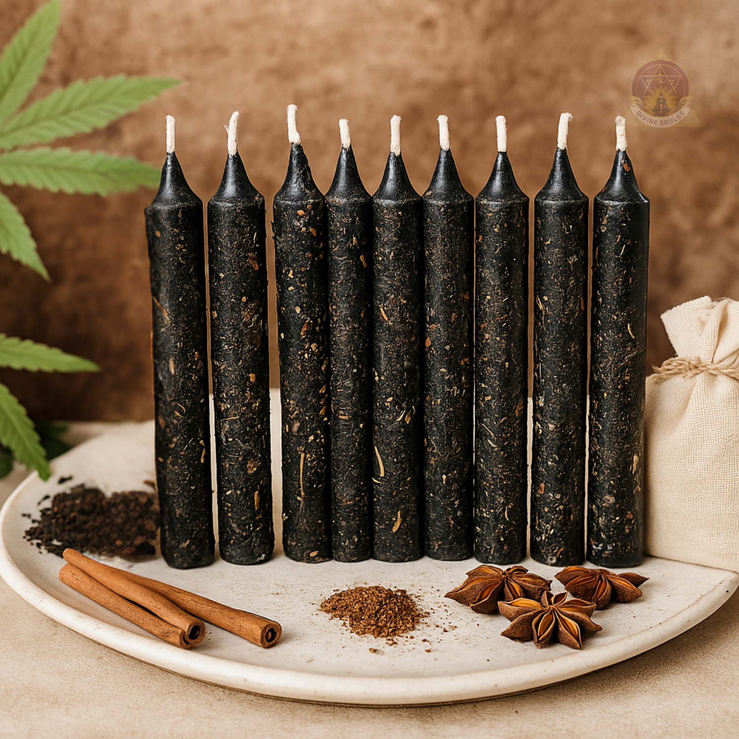 Negativity Block Candle Set of 9