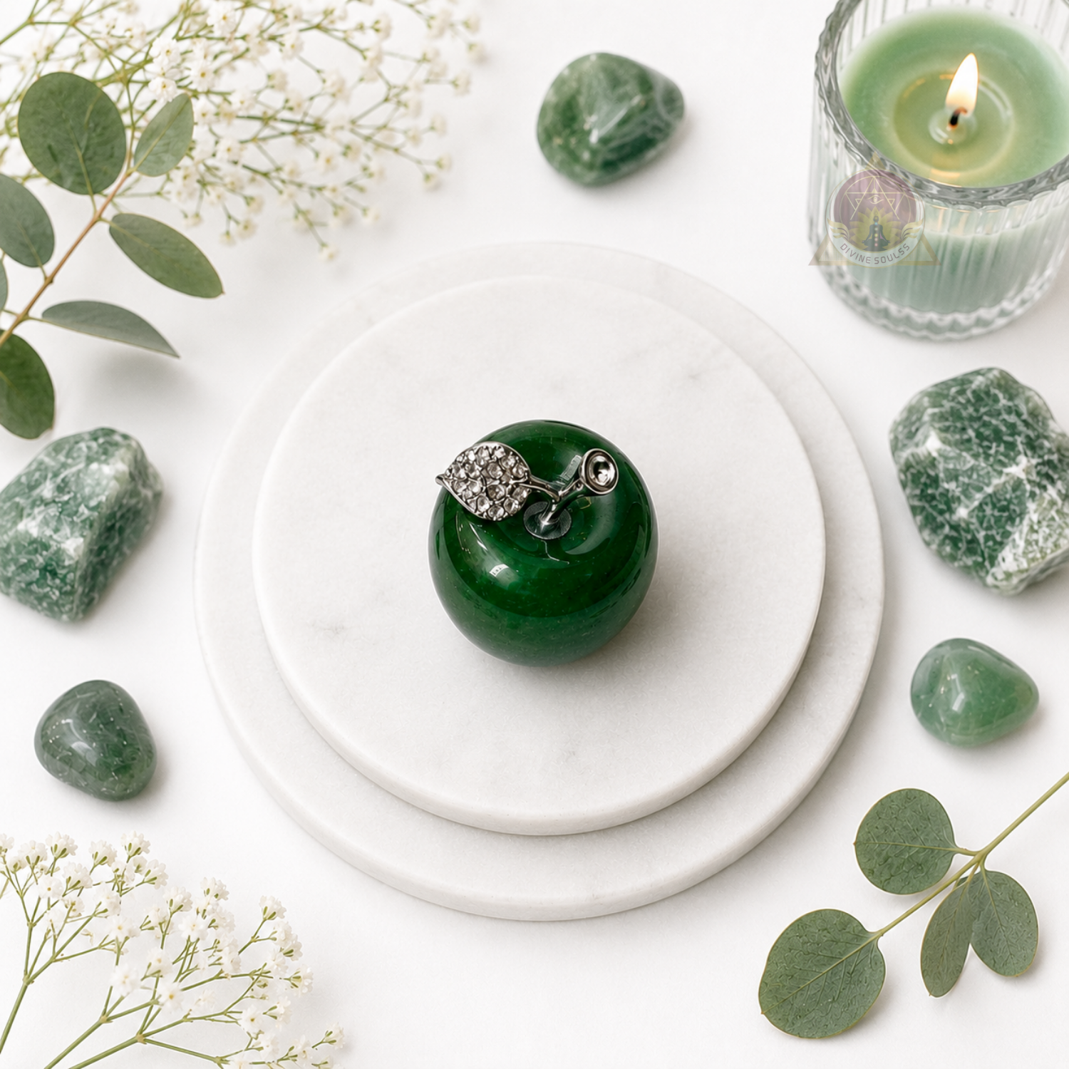 Prosperity Apple – Green Aventurine