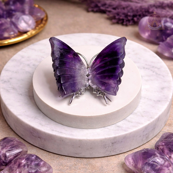 New Beginnings Butterfly – Purple Fluorite #3