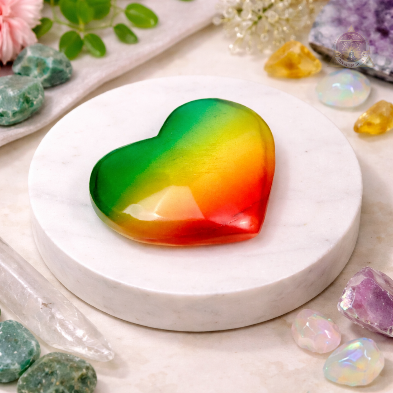 Heart of Light – Rainbow Selenite