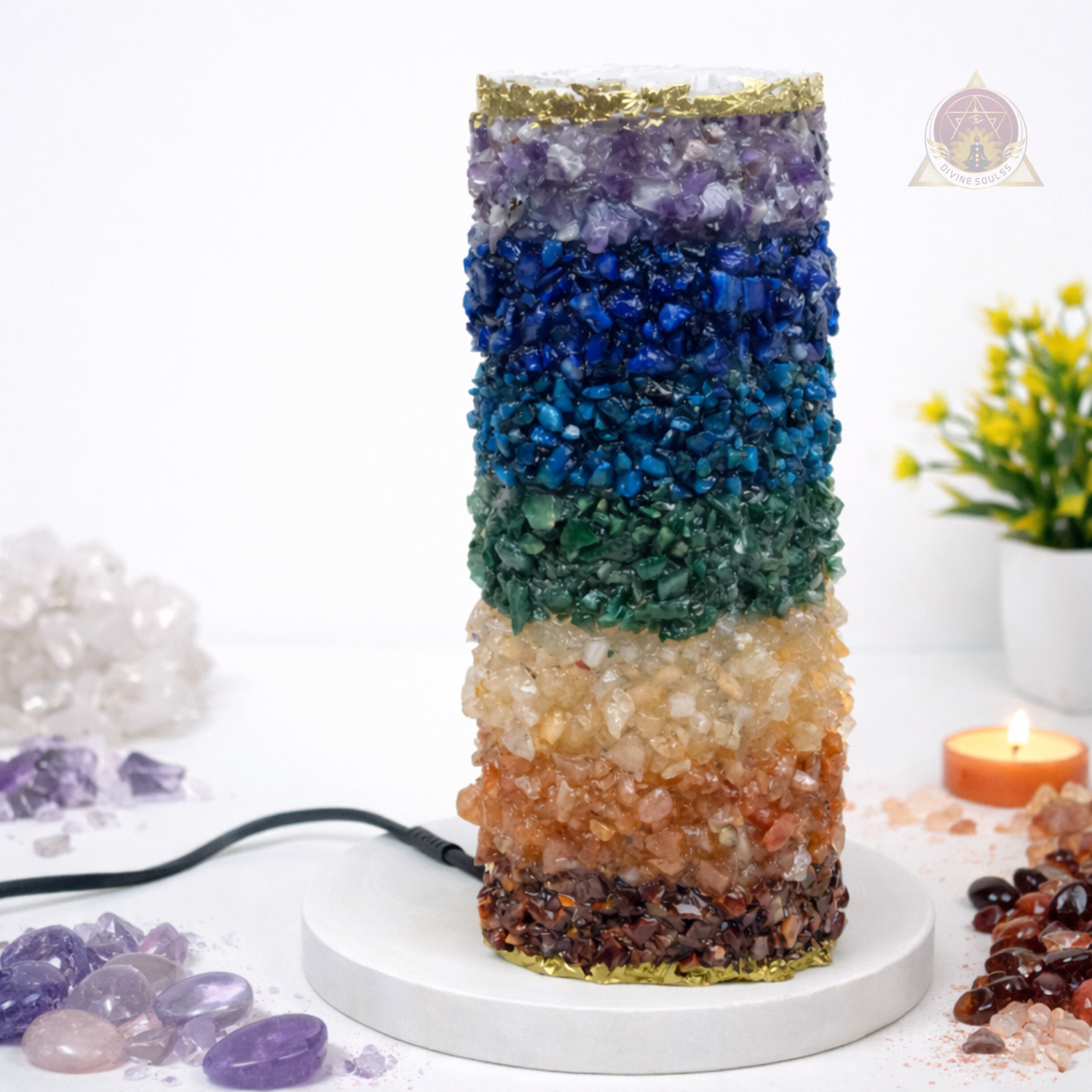 Seven Chakra Lamp