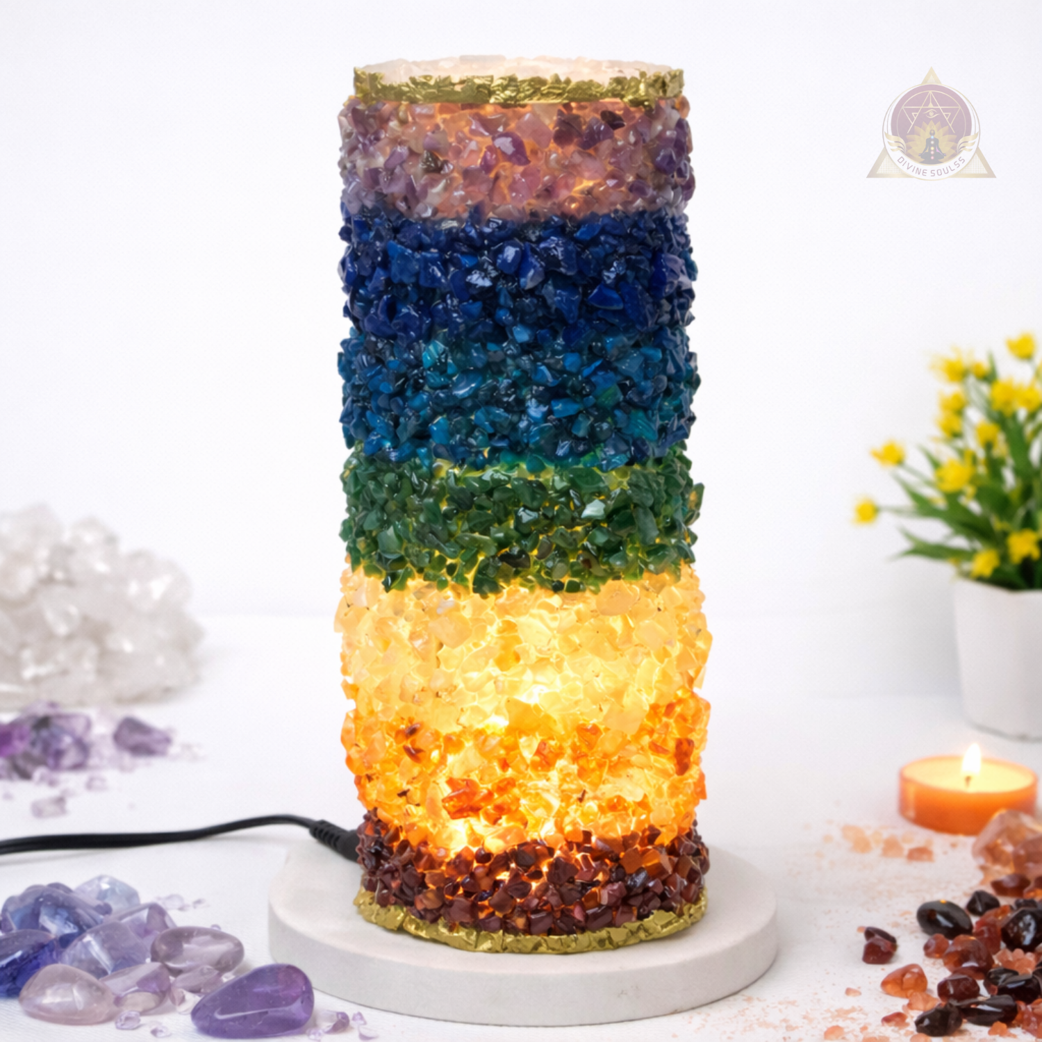 Seven Chakra Lamp