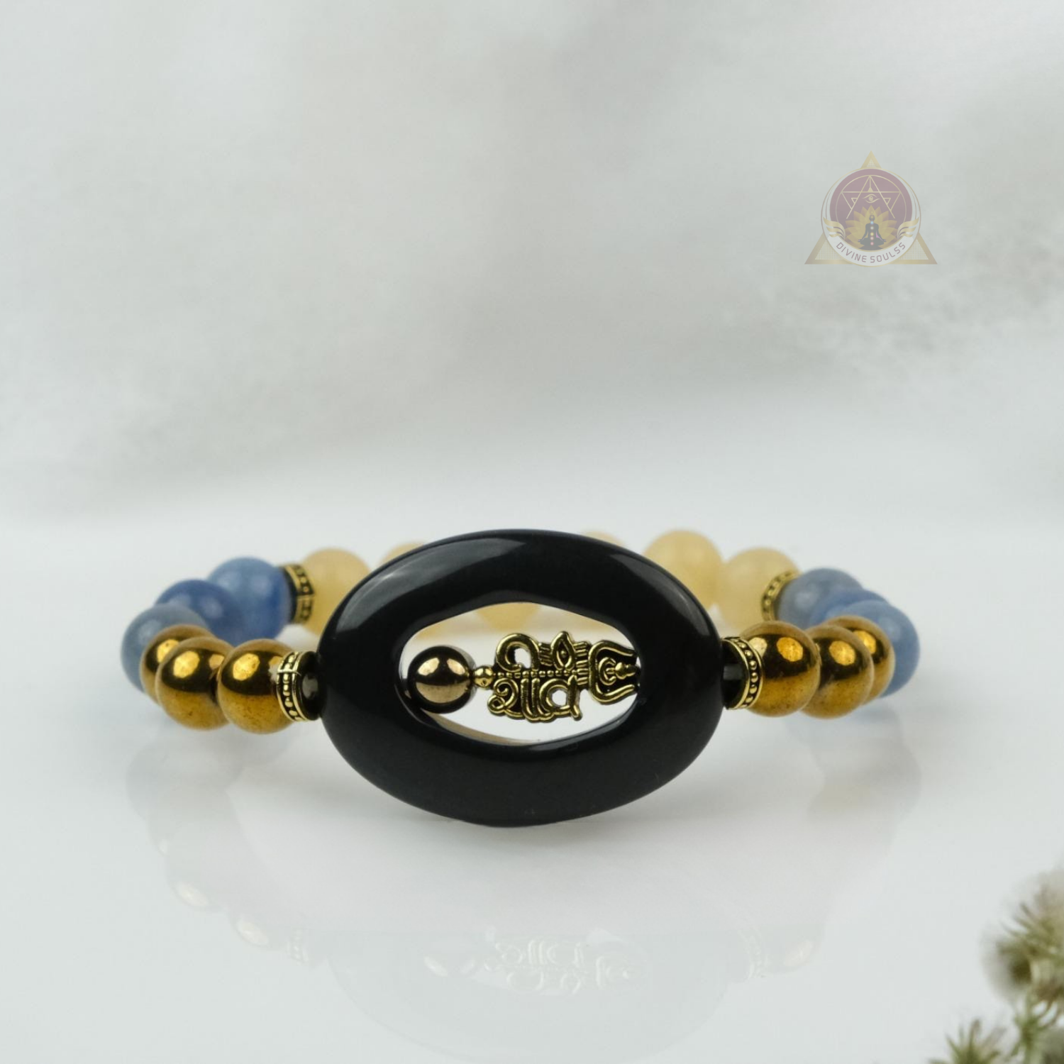Spiritual Growth Bracelet with Trishul Charm