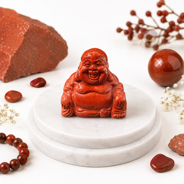 Strength Buddha – Red Jasper