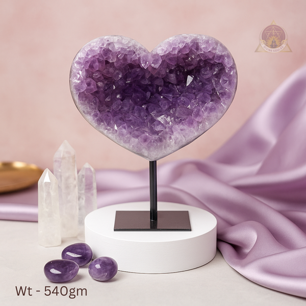 Heart Light - Amethyst Stand (540 GMS)