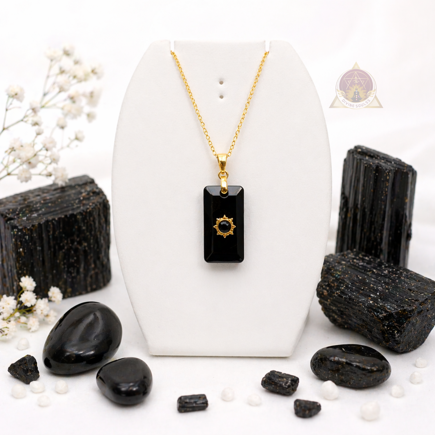 Stay Safe – Double Black Tourmaline Pendant