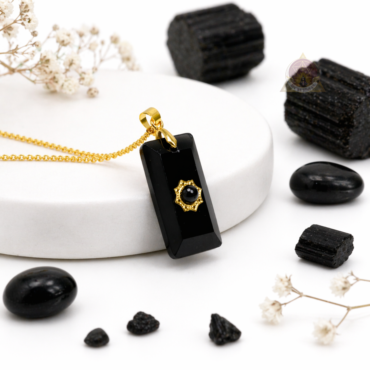 Stay Safe – Double Black Tourmaline Pendant