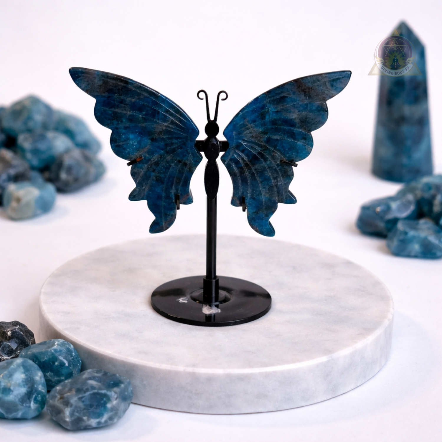 New Beginnings Butterfly – Blue Apatite #15