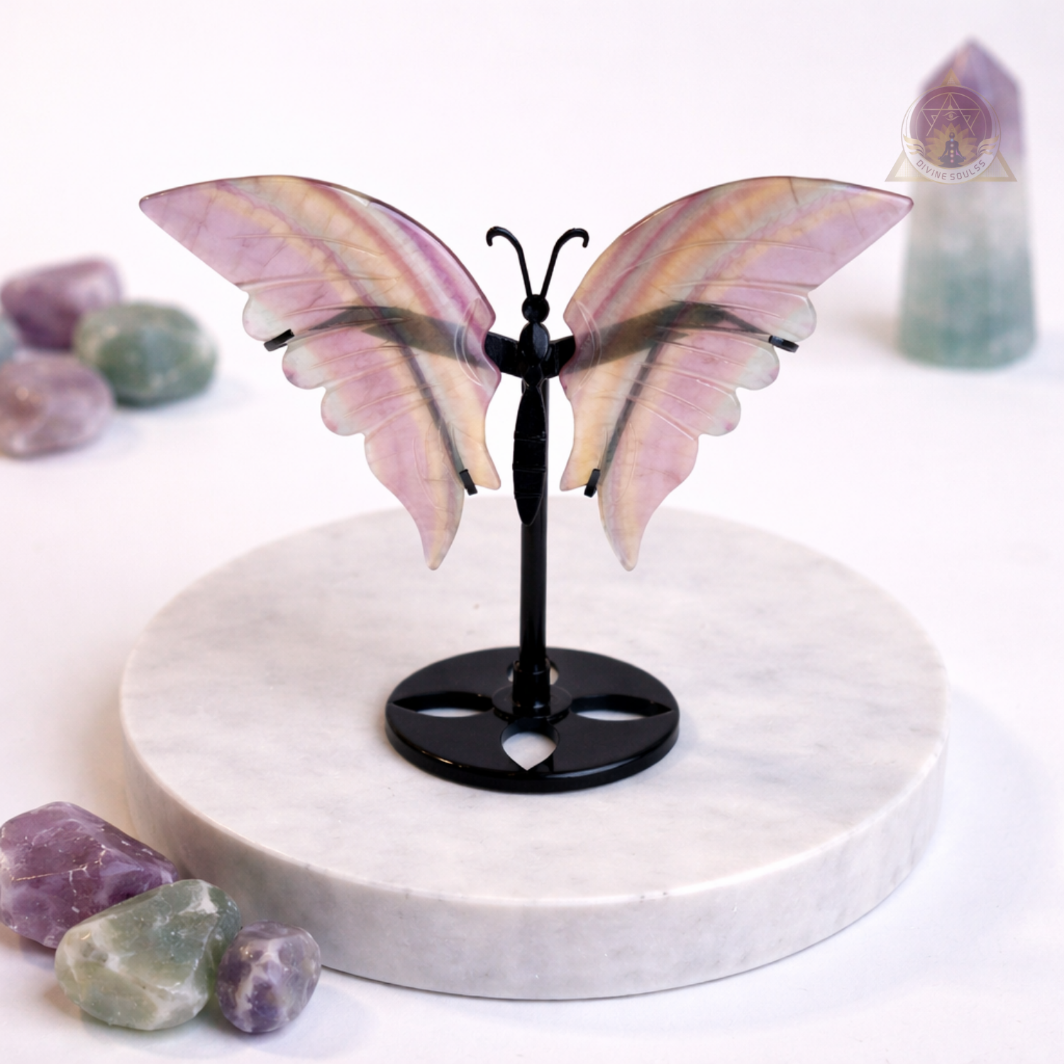 New Beginnings Butterfly – Multi Fluorite #7