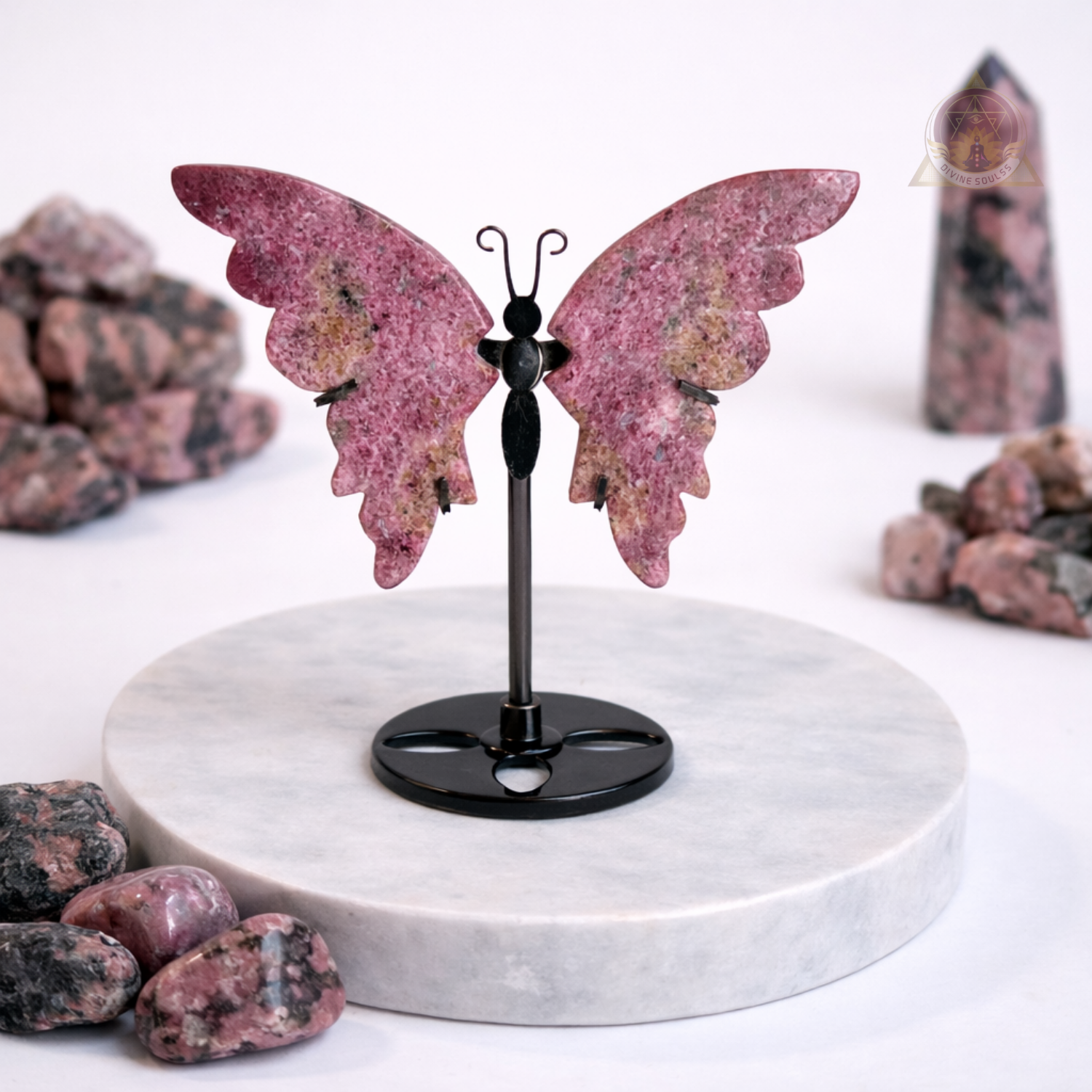 New Beginnings Butterfly – Rhodonite #16