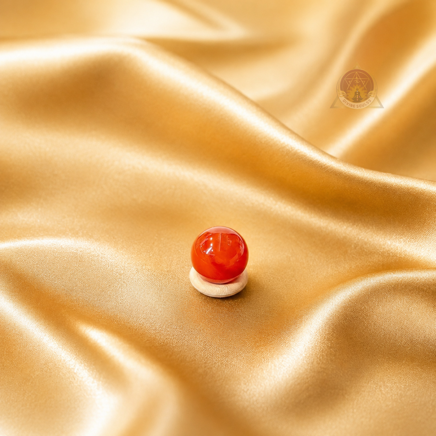 Confidence Sphere – Carnelian Mini Ball