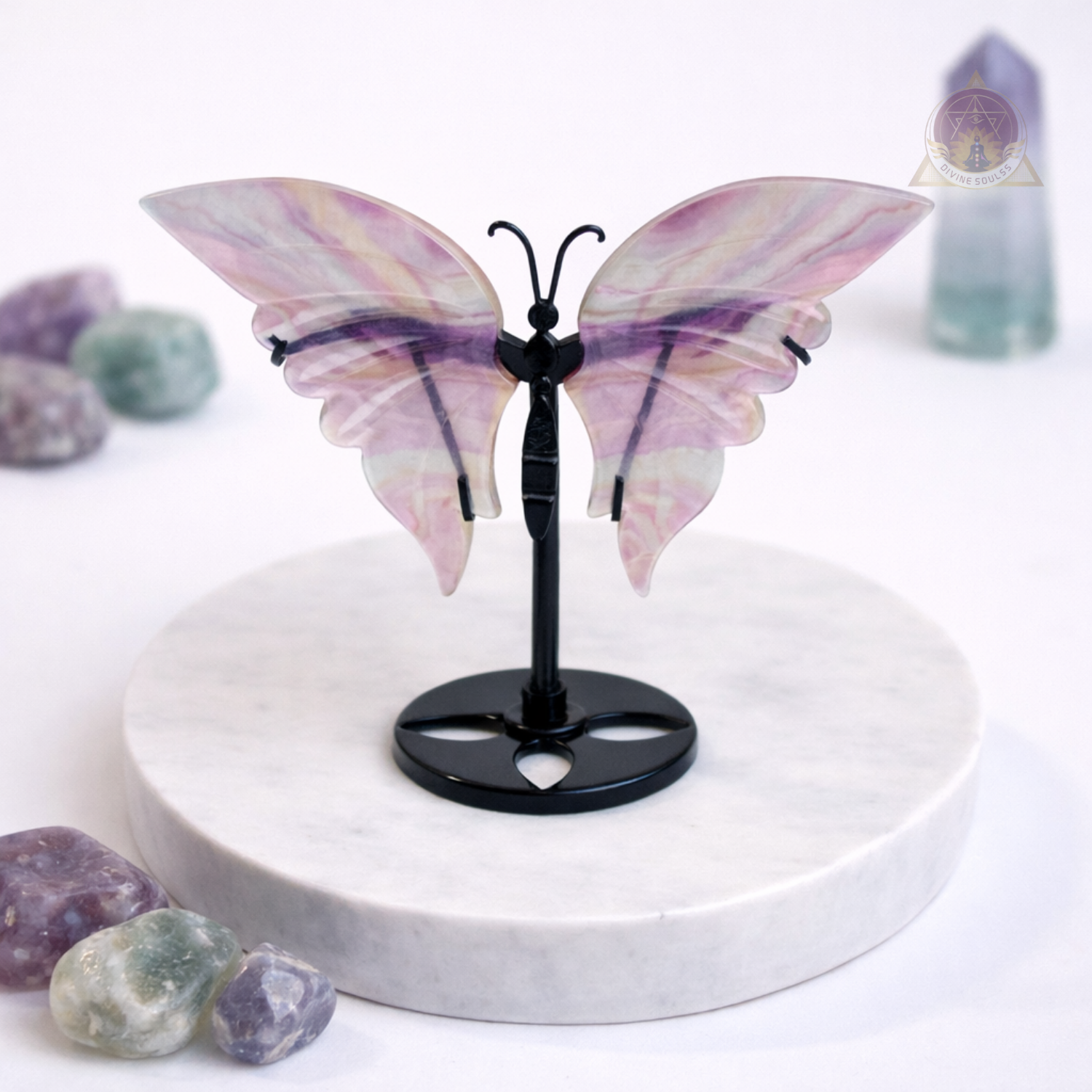 New Beginnings Butterfly – Multi Fluorite #8