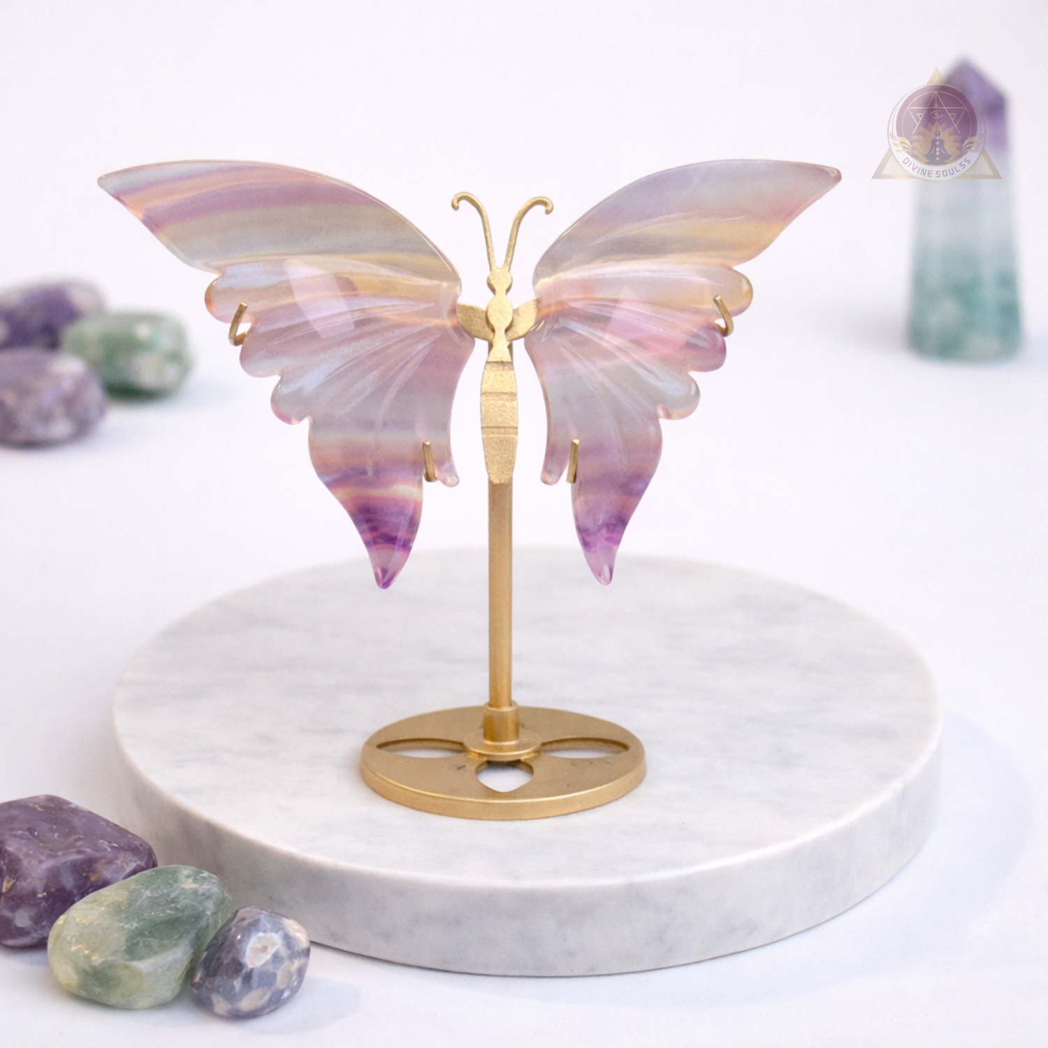 New Beginnings Butterfly – Pink Amethyst #11