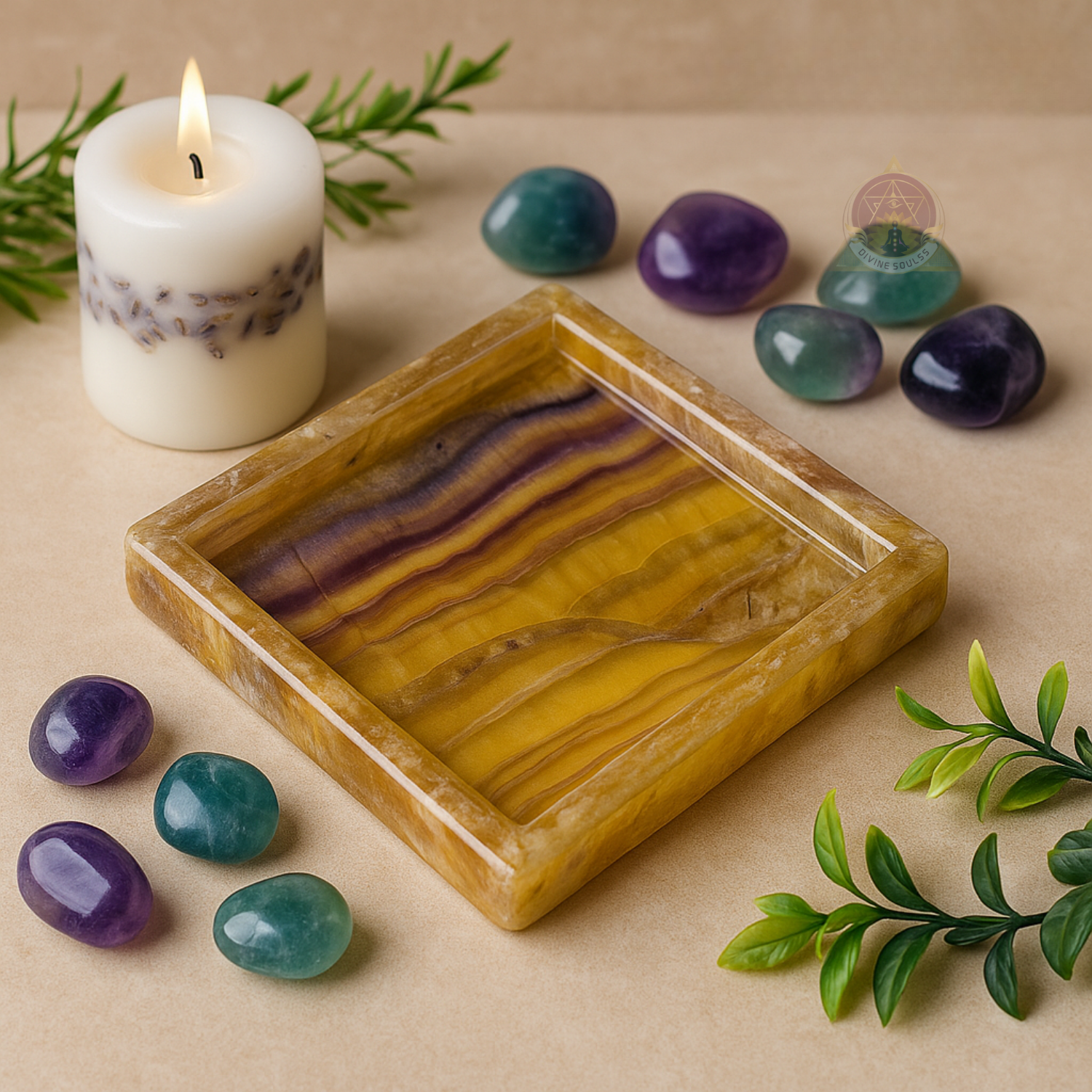 Multi-Fluorite Vibrant Tray