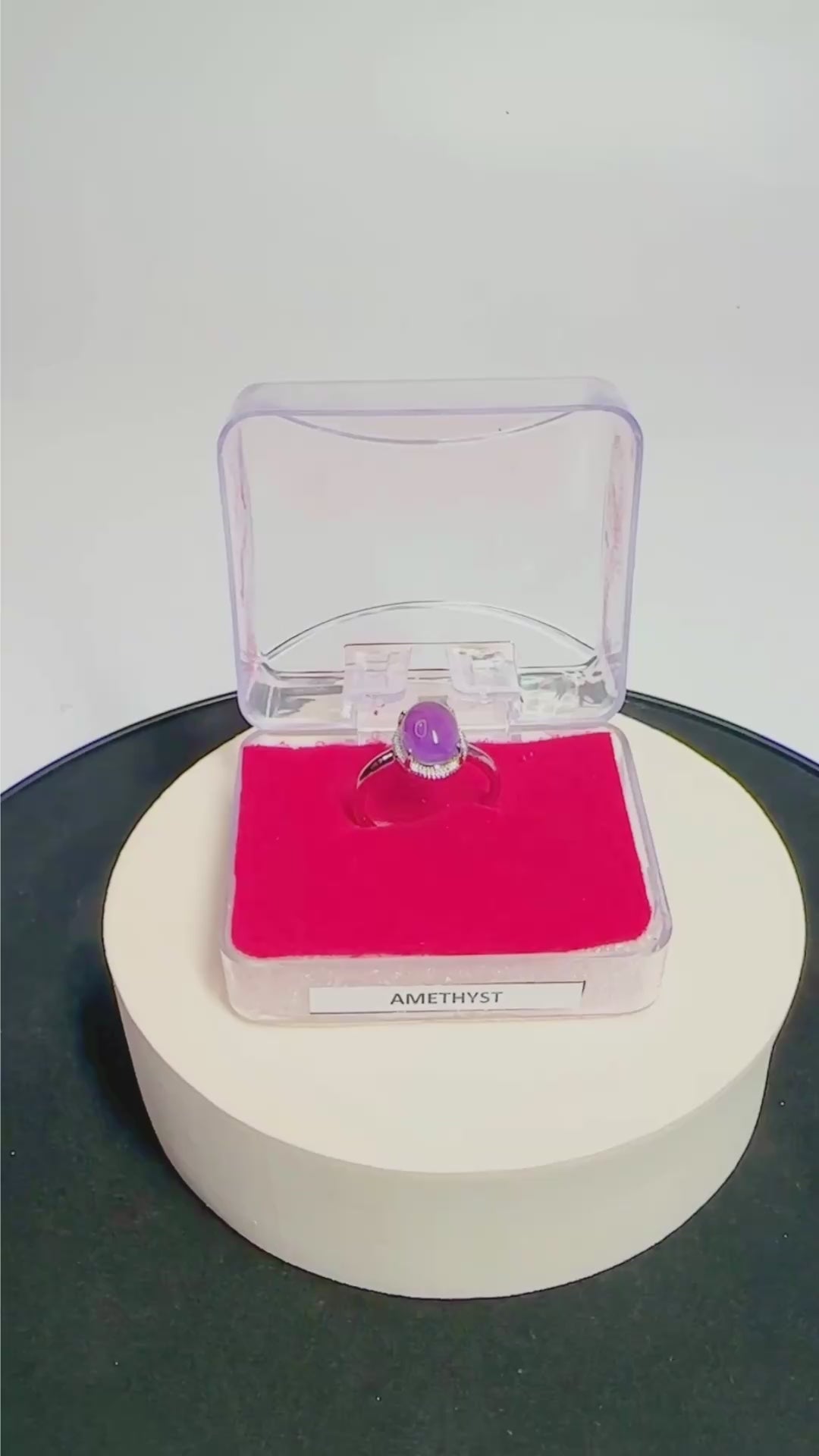 Peace Ring – Amethyst Ring