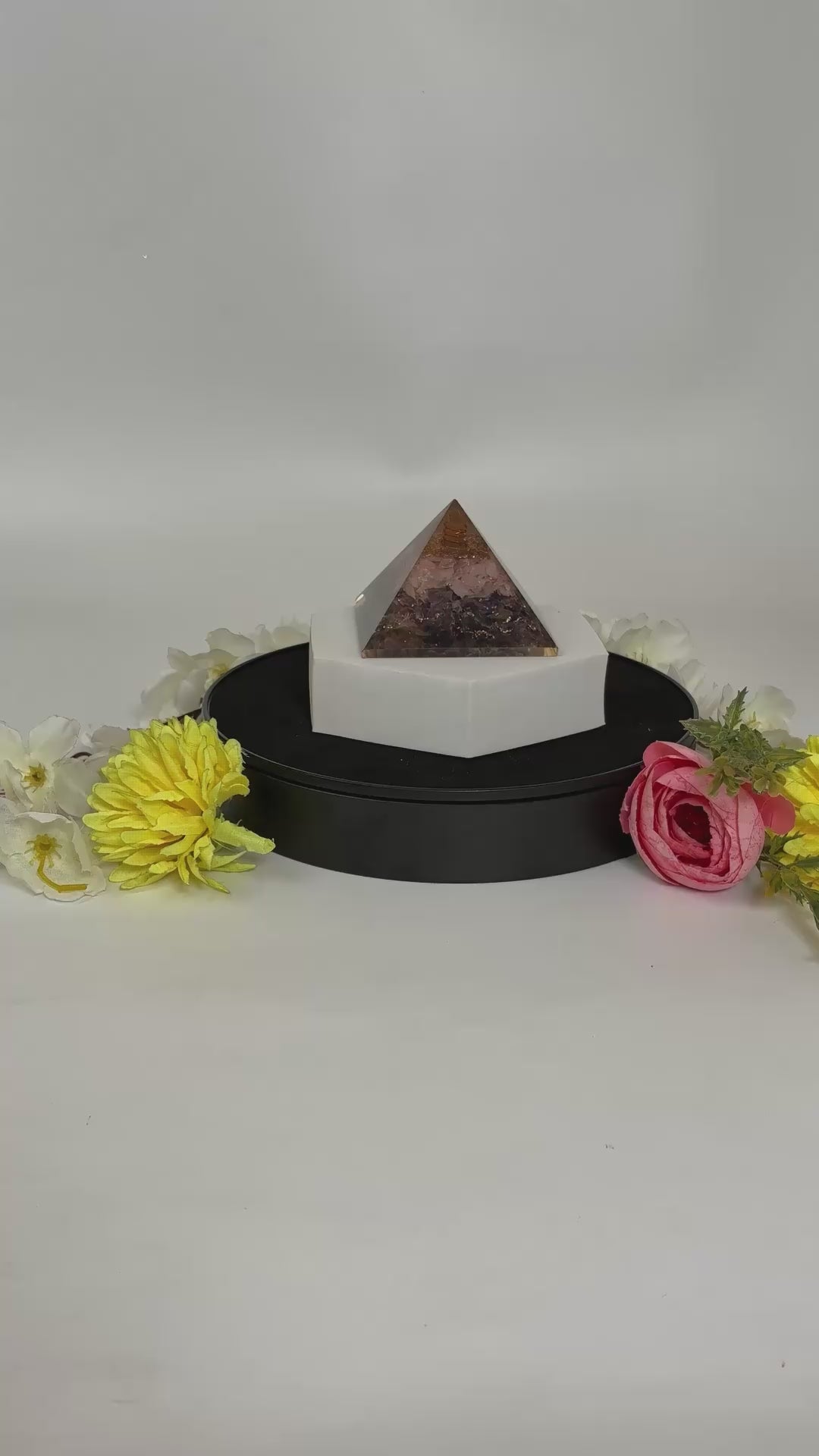 Stability in Life Orgonite Pyramid