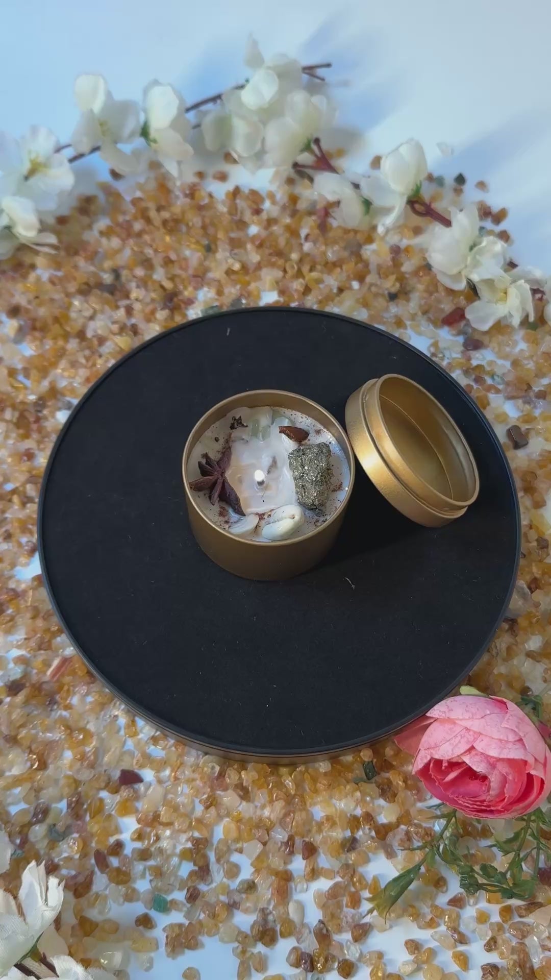 Pyrite Fortune Candle