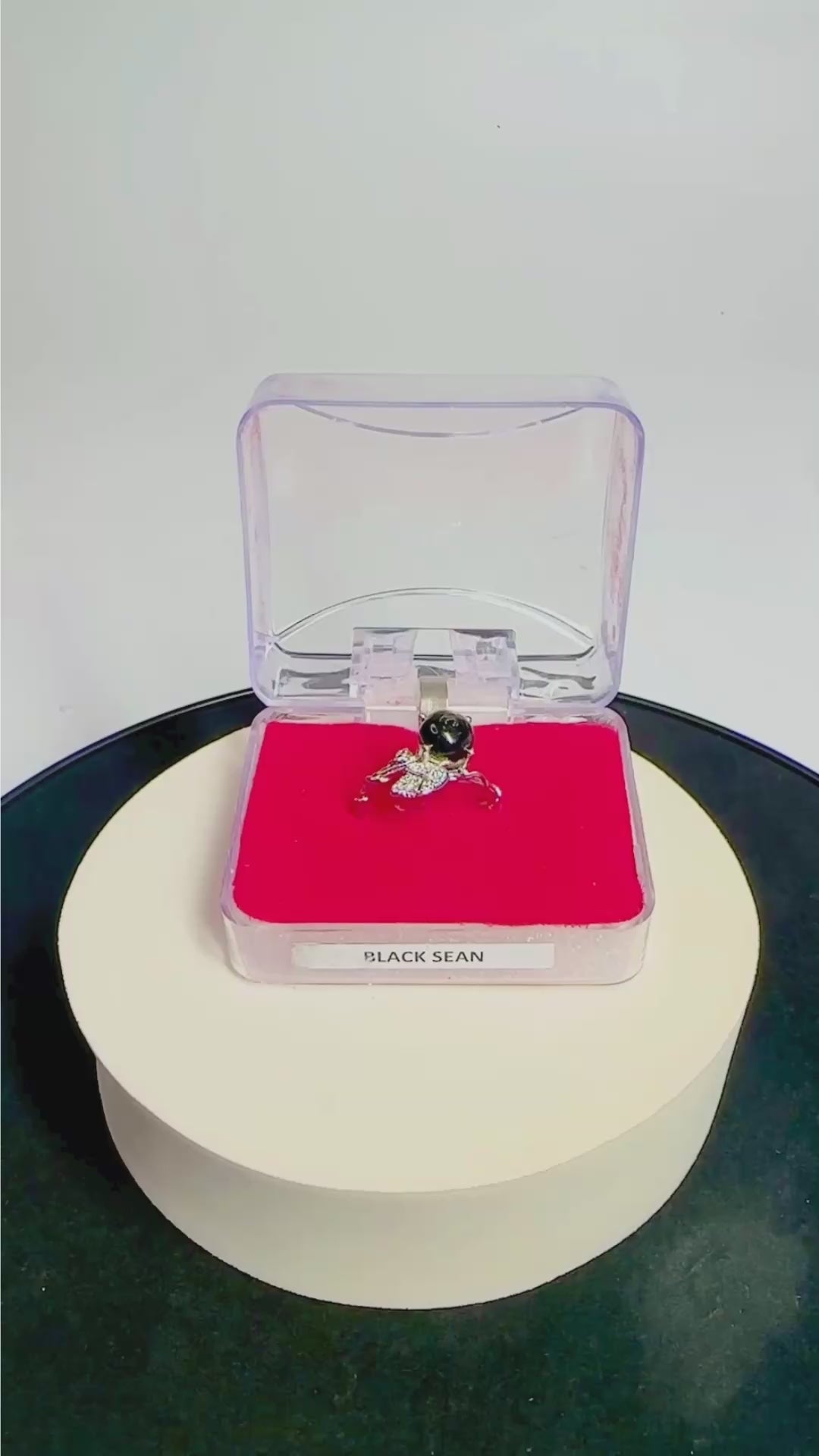 Protection Ring – Black Obsidian Ring