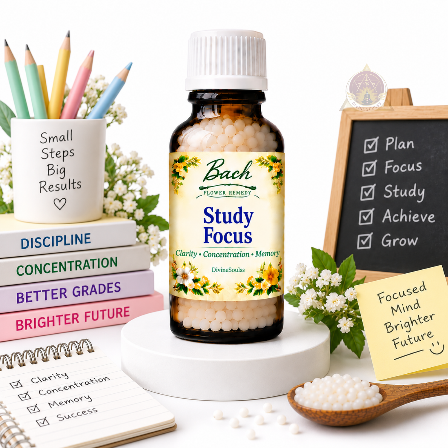 Study Focus Bach Flower Remedy